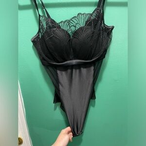 COPY - Intimissimi Body Suit Mesh Black 34B 36B